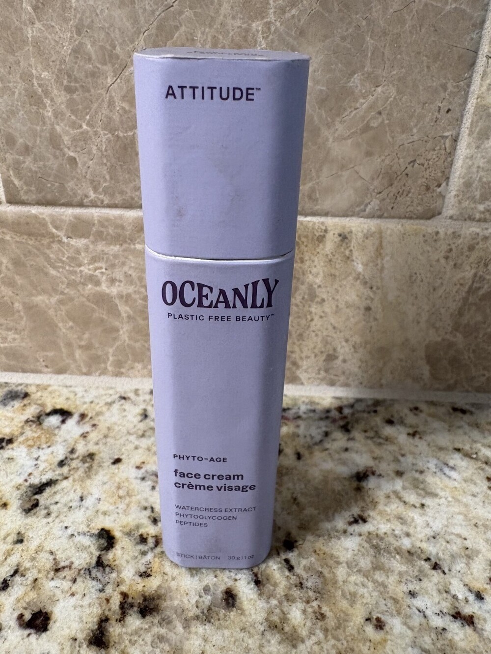 NEW ATTITUDE Oceanly Phyto-Age Face Cream Stick Watercress Peptides
